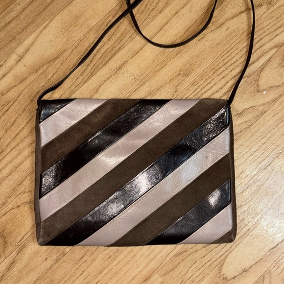 NAZARENO GABRIELLL - Made in Italy brown clutch - Picture 2 of 9